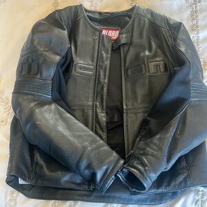 ICON Leather motorcycle jacket USED XL